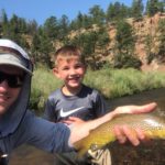Guided Fly Fishing for kids in Deckers Colorado.