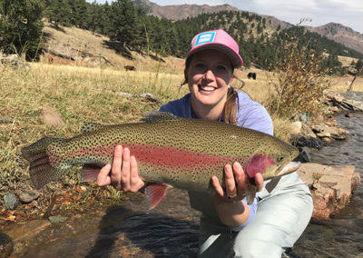 The best private water fly fishing near Denver.