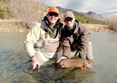 Chris Smith and client with a trophy!