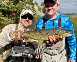 Brown trout from Santa Maria Ranch on the Middle Fork of the South Platte.