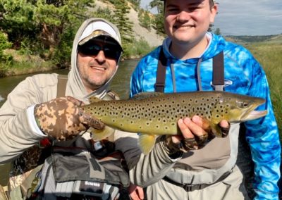 Brown trout from Santa Maria Ranch on the Middle Fork of the South Platte.