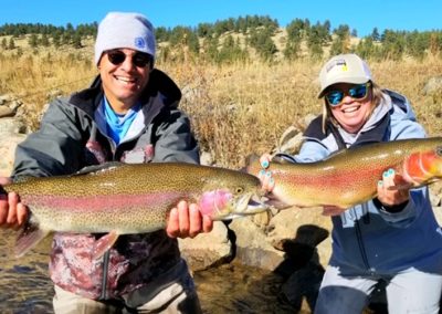 Trophy double caught on a cold November day.