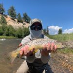 Brown Trout from Santa Maria Ranch in South Park Colorado.