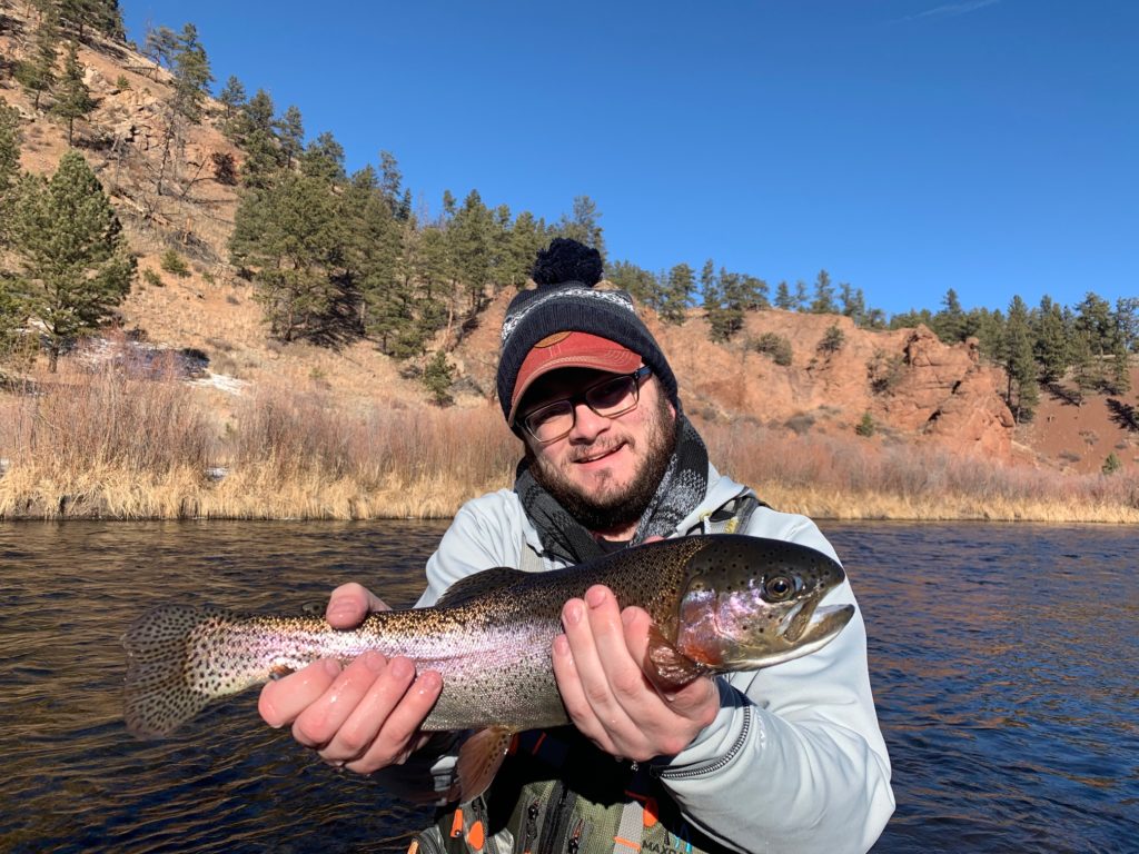 January Rainbow Trout from a winter guide trip