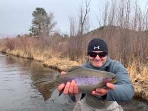 Huge South Platte Rainbow Trout.