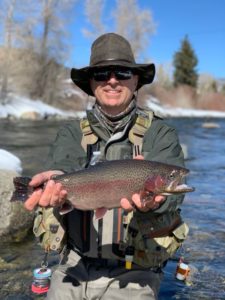 Thick blue river rainbow