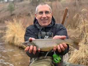 Cutbow trout from the South Platte River.