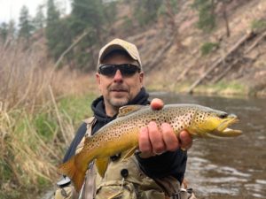 Deckers Fly fishing guided trip.
