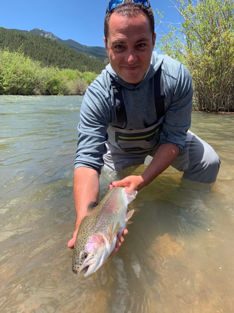 Guided fly fishing on private water lease, Shawnee Meadows