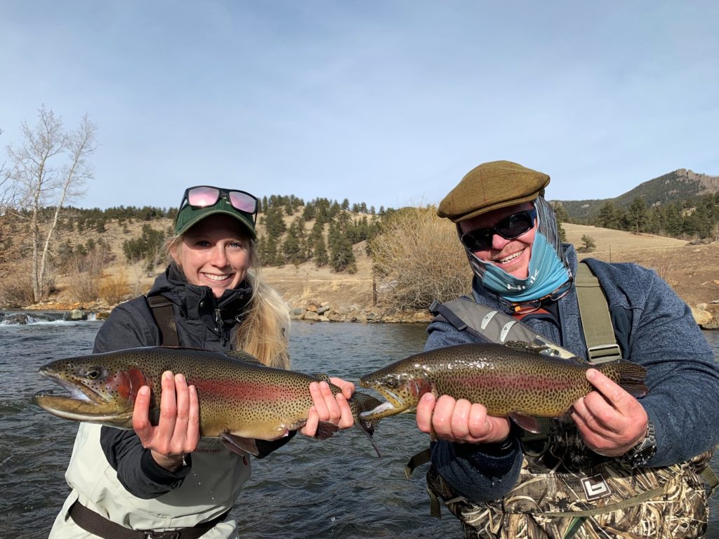 Private water fly fishing on the North Fork of the South Platte