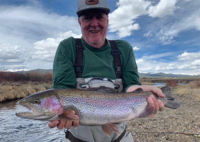 Big rainbow trout at the Rolling J Ranch