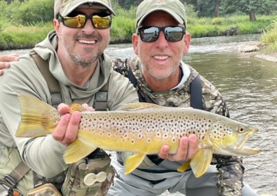 Trophy brown trout from the middle fork of the South Platte.