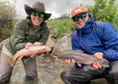 Arctic char and rainbow trout double!