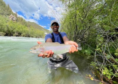 Big fish on private water near Denver