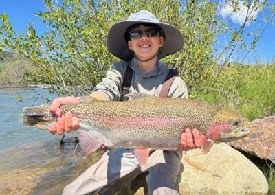 Fish of a lifetime landed by our friend Landry on a father son fishing trip.