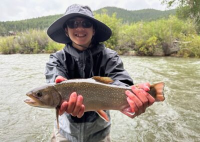 A rare brook trout landed near Denver