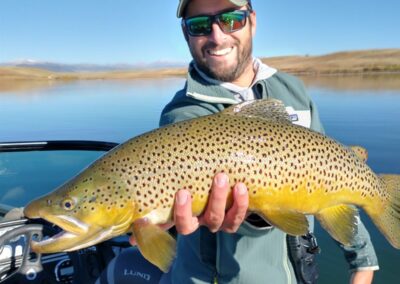 Summer Brown Trout guides on South Park Reservoirs with Danny Frank