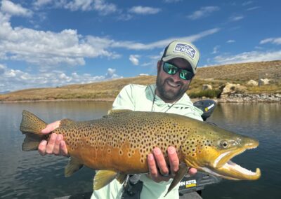 Big Antero Reservoir Brown Trout landed by Danny Frank